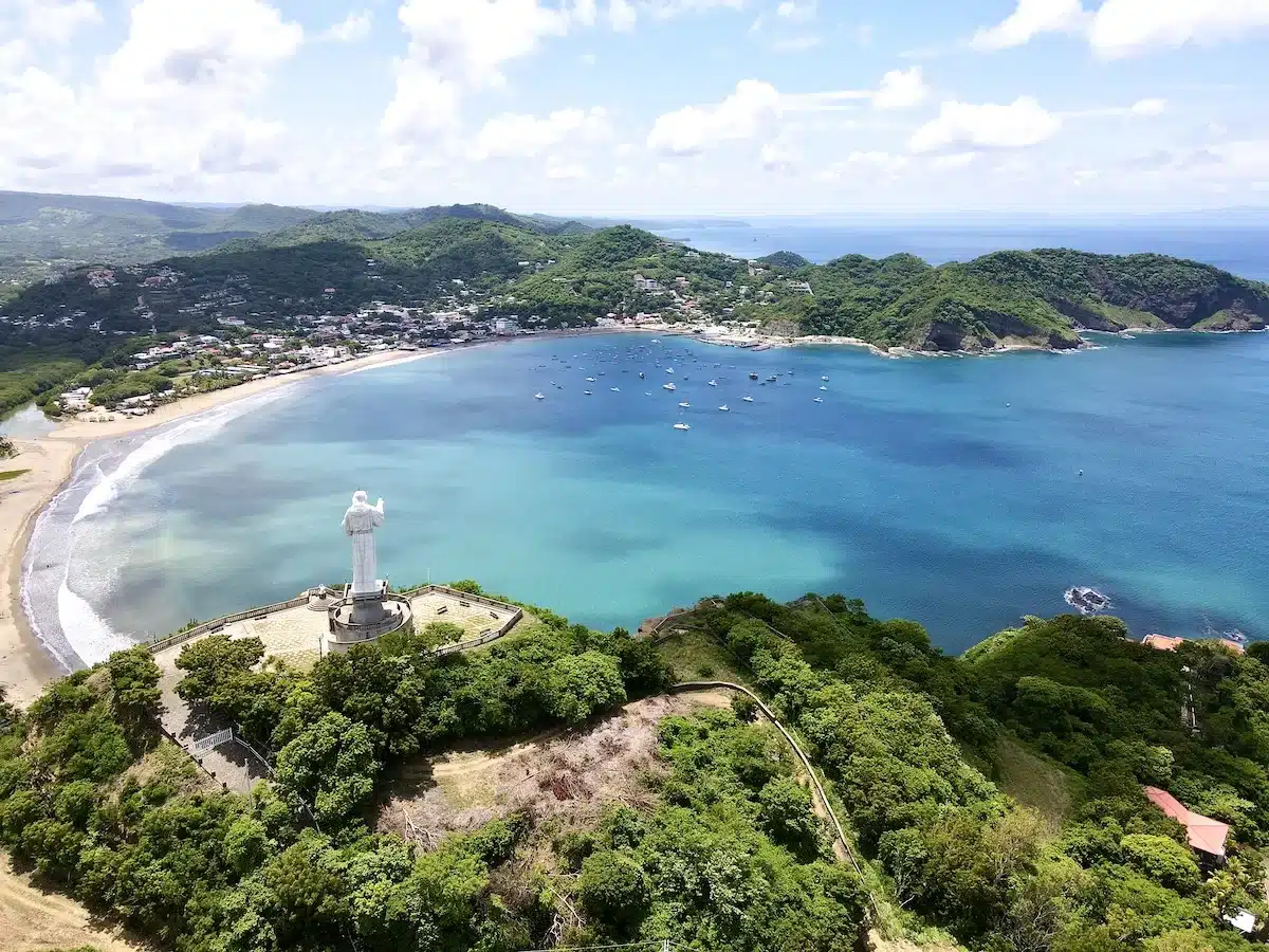 Ocean views over the Bay of San Juan del Sur, Nicaragua