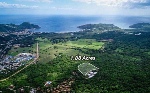1.88 Acres of Prime Oceanview Land in Lomas de Palermo, Rivas - Image 1